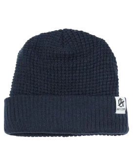 Anticorp Grid Lined Beanie - Navy