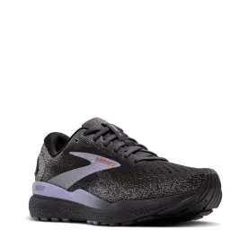 Brooks Women's Ghost 16 Sneaker in Ebony/Lavender/Copper