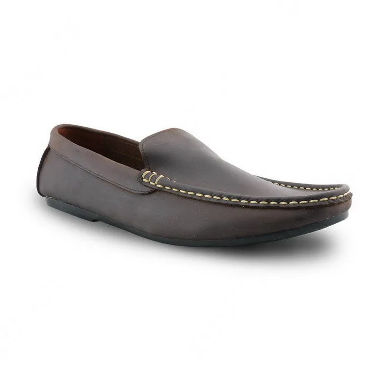 Casualist Leather Loafer Dark Natural Nubuck