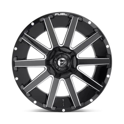 CONTRA D615 20.0X9 6X135/5.5 GL-BLK-MIL 01MM