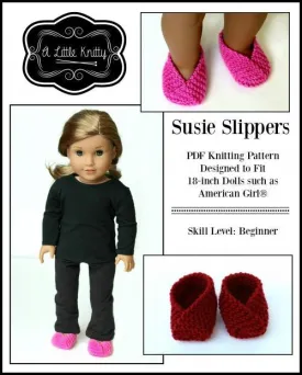 FREE Susie Slippers Knitting Pattern