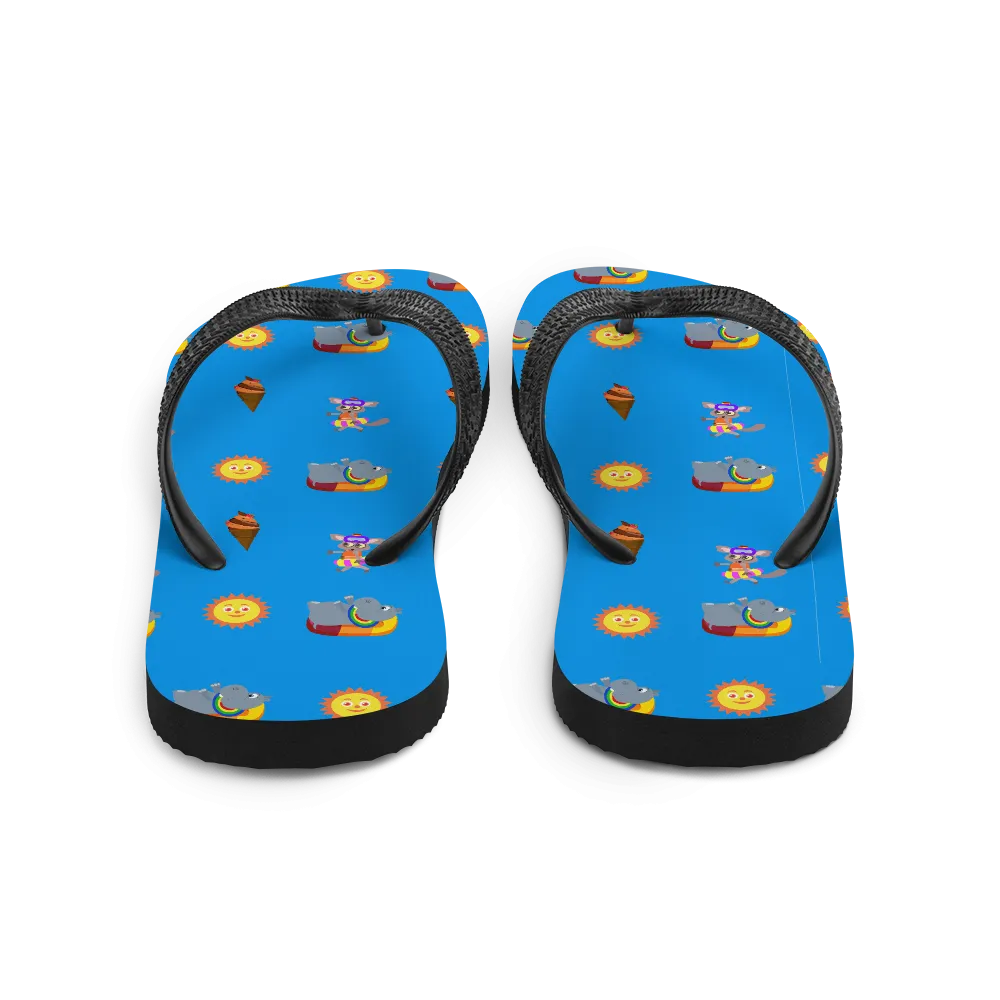 Happy hippo Flip-Flops