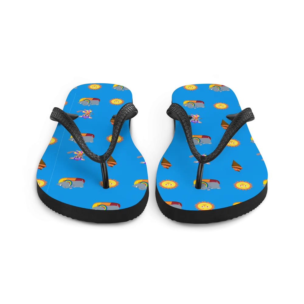 Happy hippo Flip-Flops