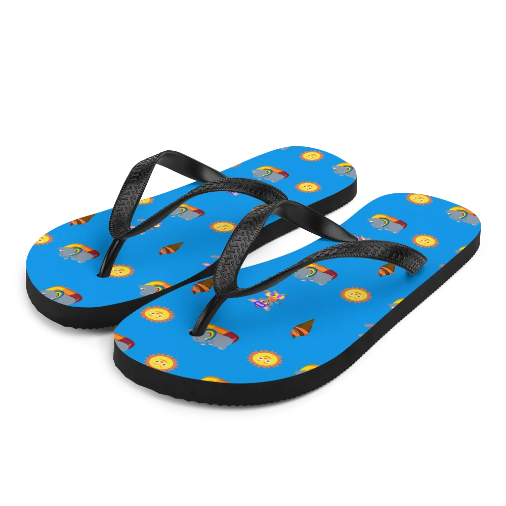 Happy hippo Flip-Flops