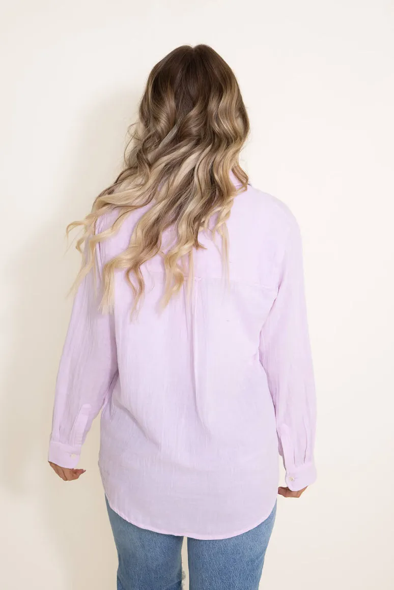 Long Sleeve Button Top