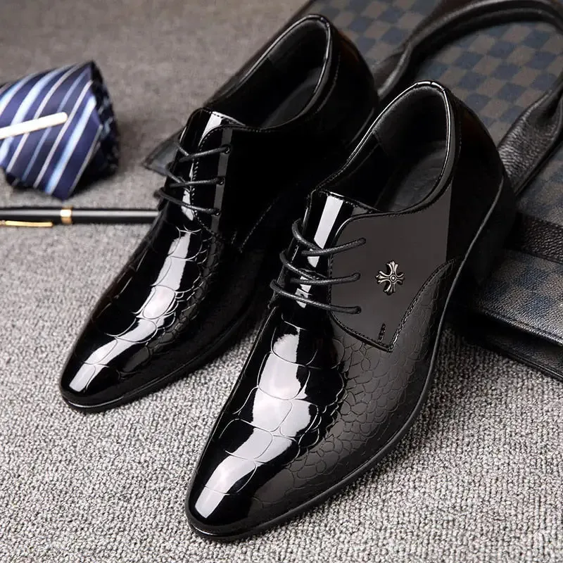 Men's Bariese Glossy Leather Shoes