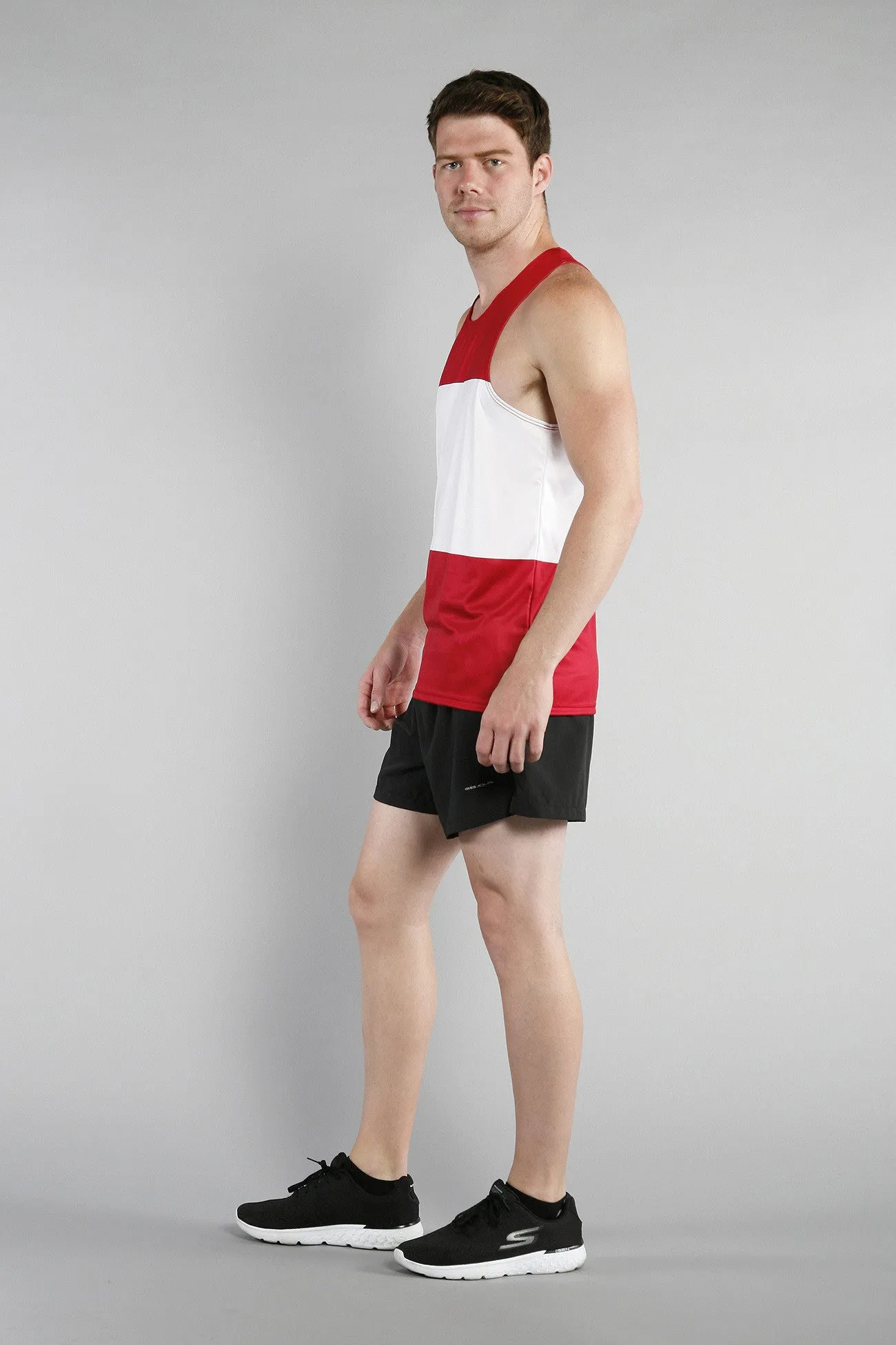 Men's Competitor Lite Printed Singlet [A-B] - Austria