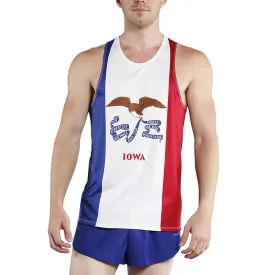 Men's Competitor Lite Printed Singlet [G-I] - Iowa