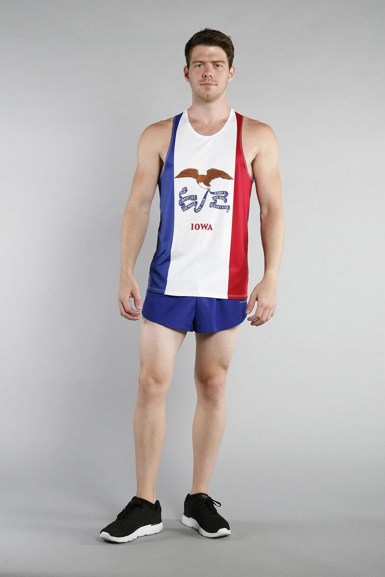 Men's Competitor Lite Printed Singlet [G-I] - Iowa