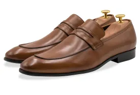 Olavarria Cognac Penny Loafer