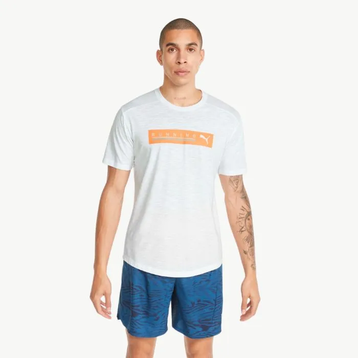 puma Run Logo Men's Running Tee