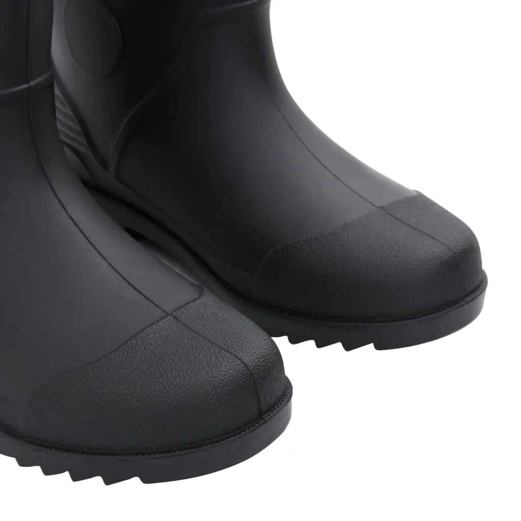 Rain Boots Black Size 43 PVC