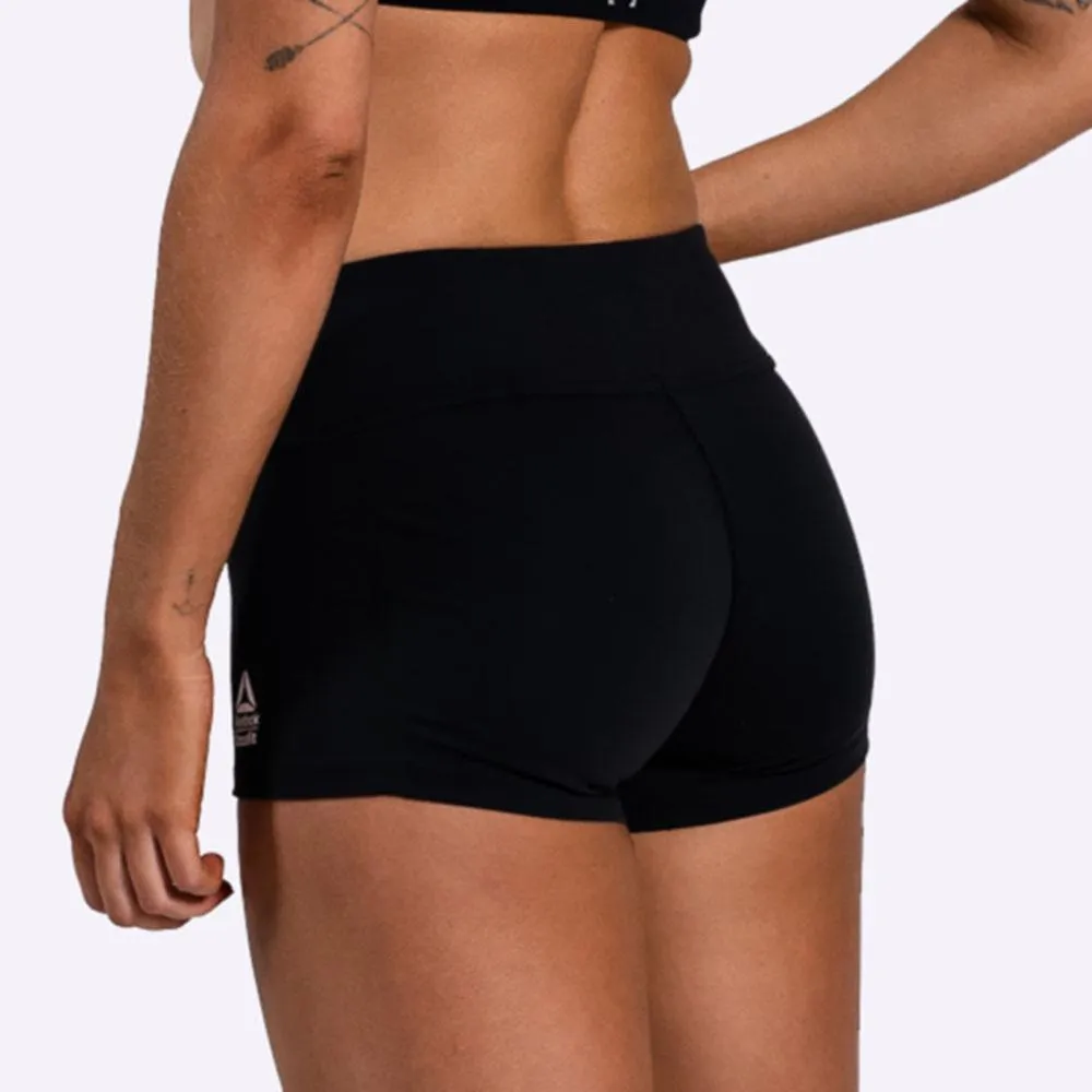 Reebok - Women's CrossFit Chase Bootie Shorts - BLACK