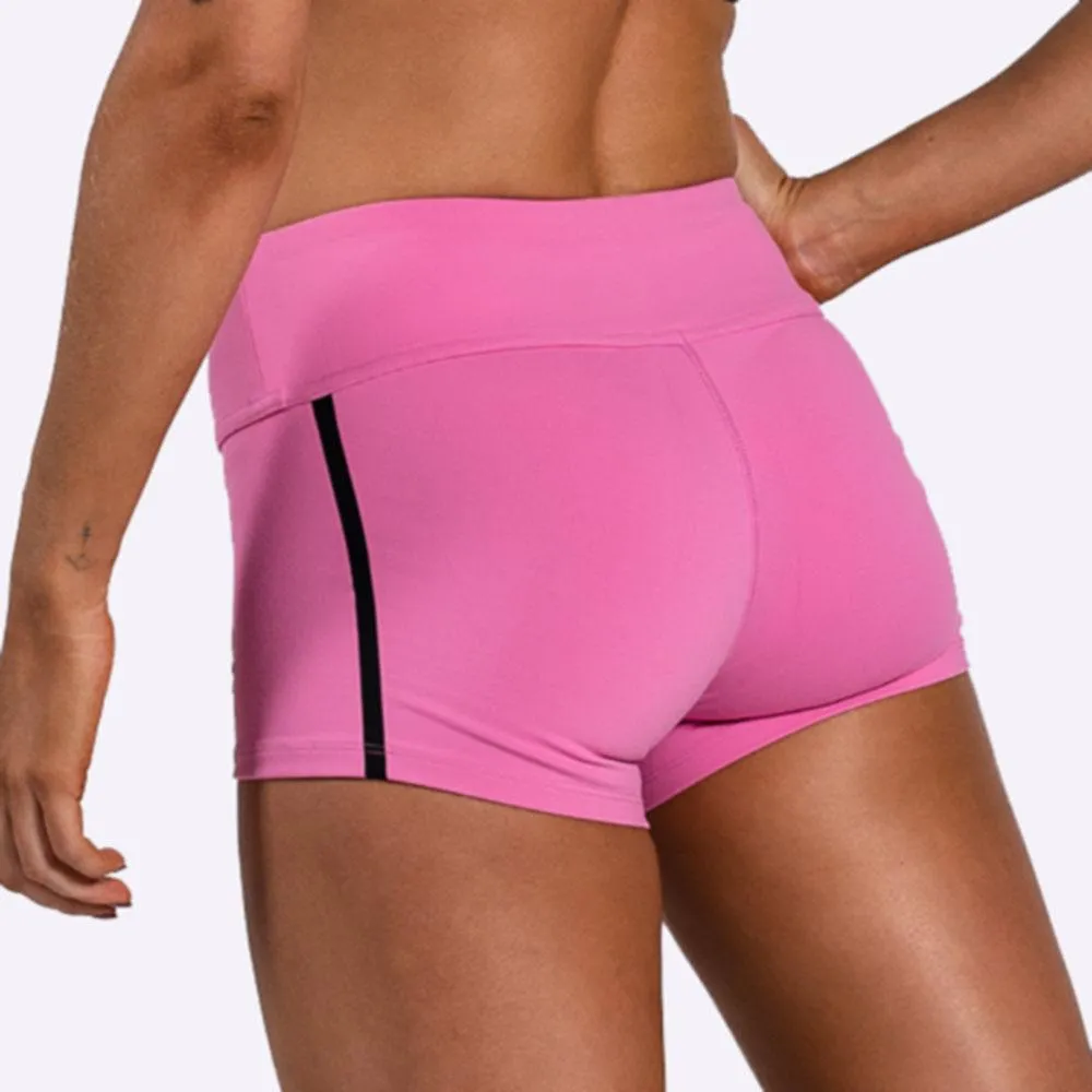 Reebok - Women's CrossFit Chase Bootie Shorts - POSH PINK