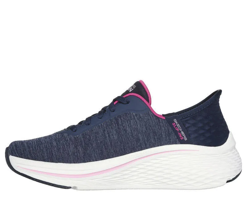 Skechers Womens Slip-ins Max Cushioning Elite 2.0 Prevail Navy Pink